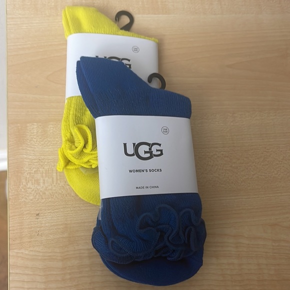 UGG Karsyn Lettuce Edge Socks Bundle - Choose 2 Pairs/Colors - Picture 3 of 7